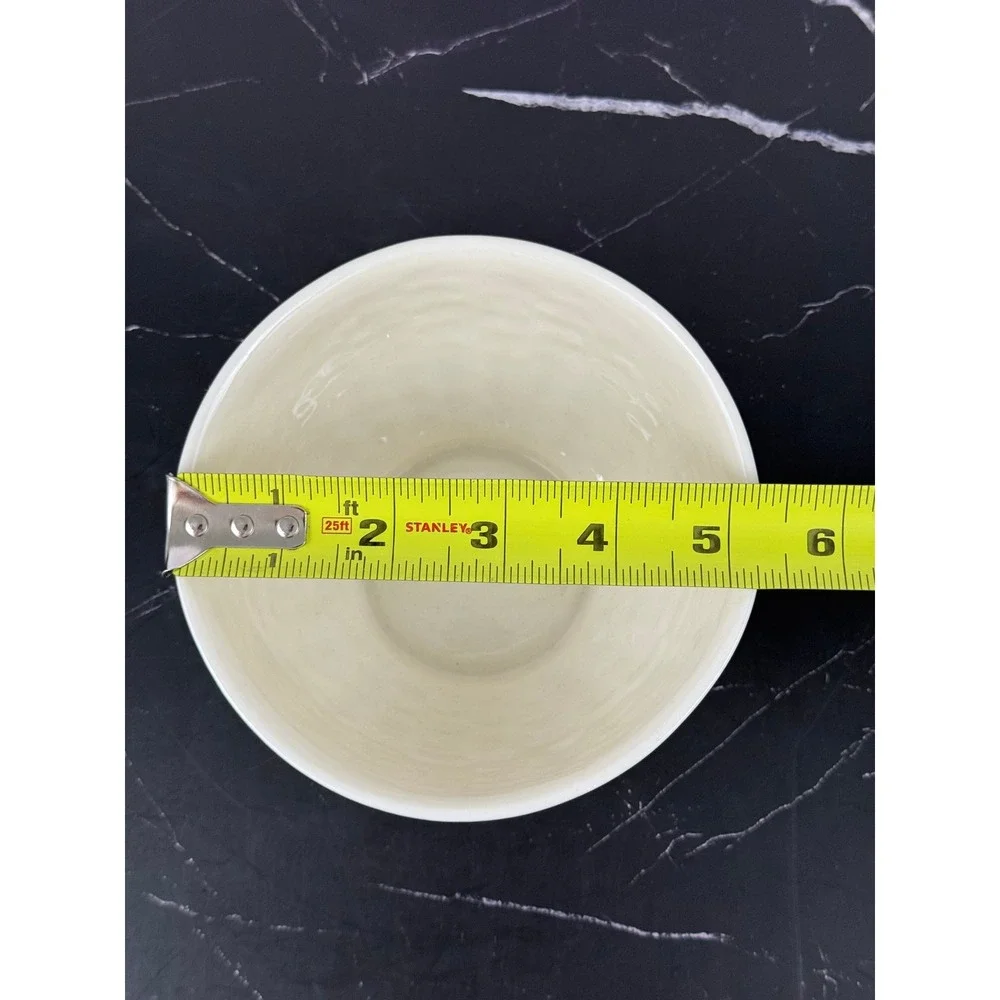 VTG Footed Belleek Pottery Shamrock Bowl 5 1/4